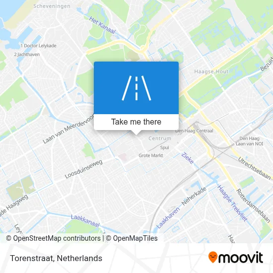 Torenstraat map
