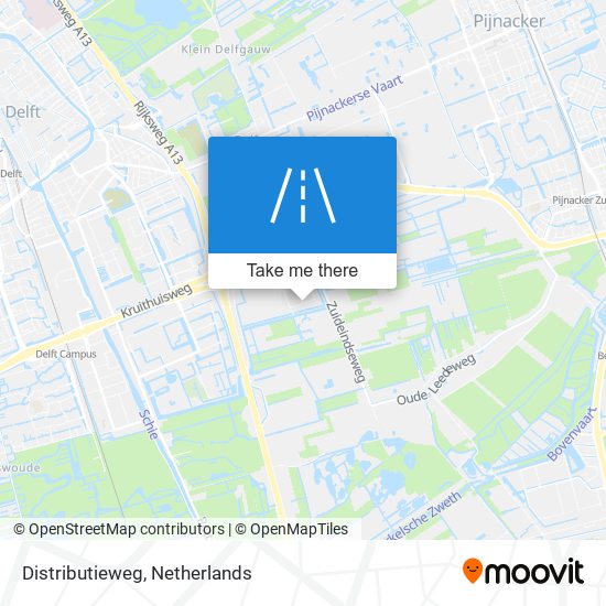 Distributieweg map