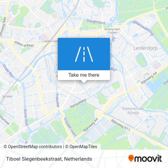 Tiboel Siegenbeekstraat map