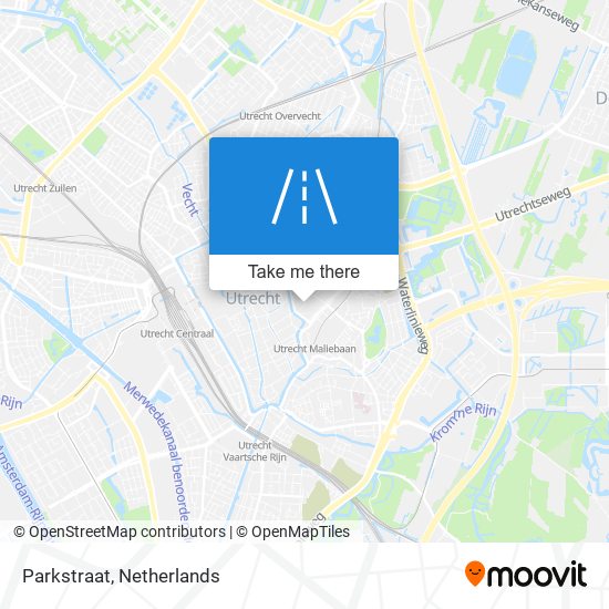 Parkstraat map