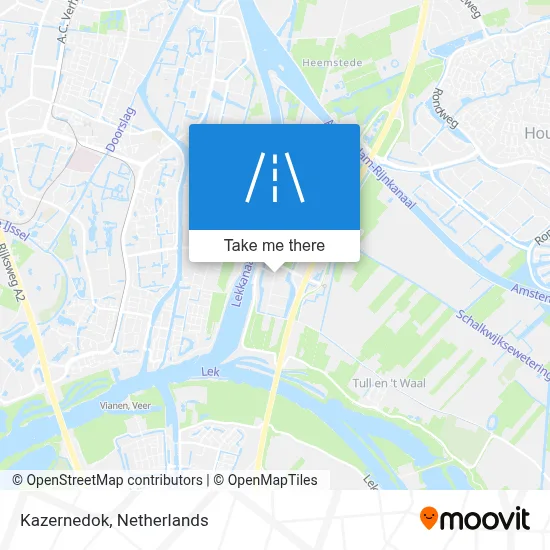 Kazernedok map