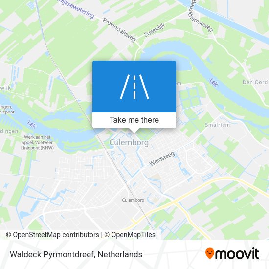 Waldeck Pyrmontdreef map
