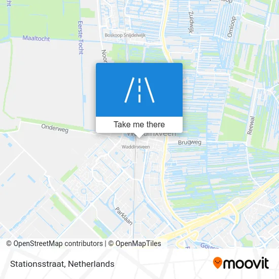 Stationsstraat map