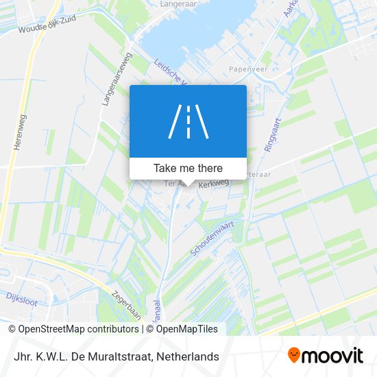 Jhr. K.W.L. De Muraltstraat map