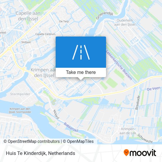Huis Te Kinderdijk map