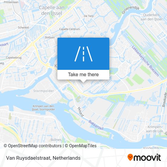 Van Ruysdaelstraat map
