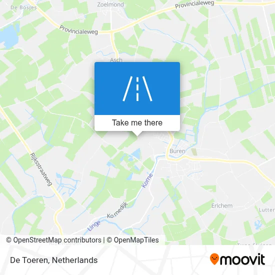 De Toeren map