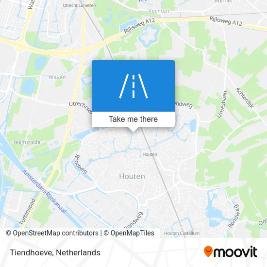 Tiendhoeve map
