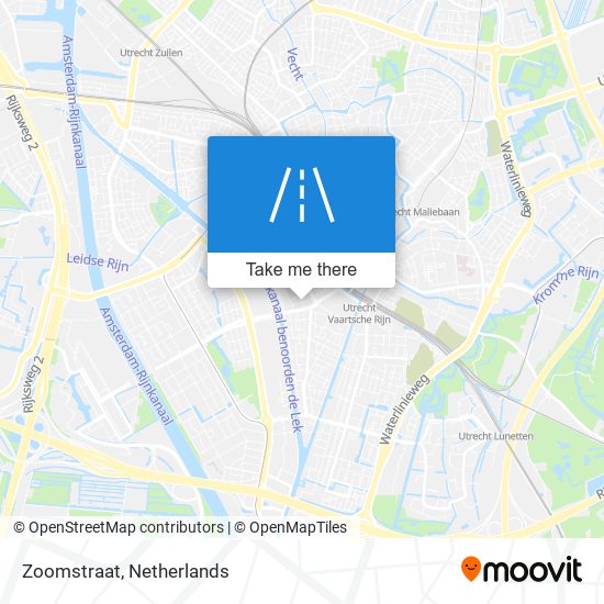 Zoomstraat map