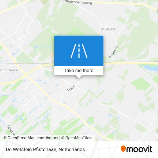 De Wetstein Pfisterlaan map