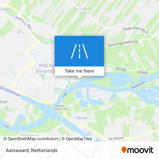 Aalswaard map