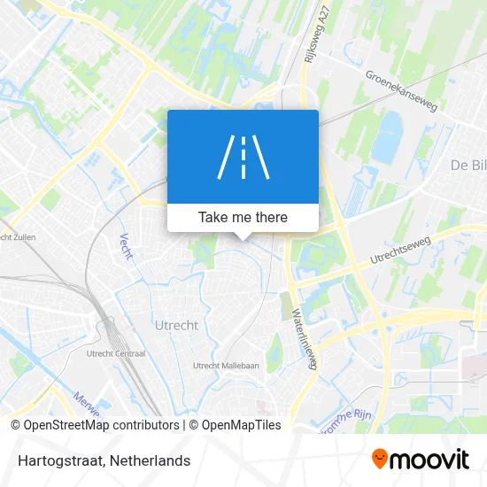Hartogstraat map