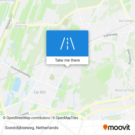 Soestdijkseweg map