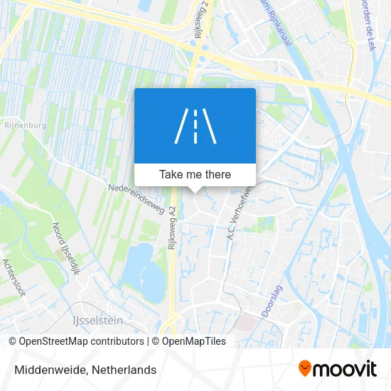 Middenweide map