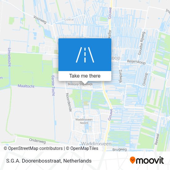 S.G.A. Doorenbosstraat map