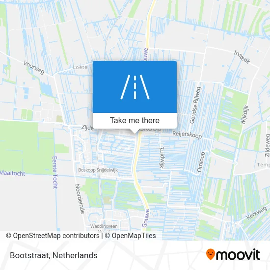 Bootstraat map