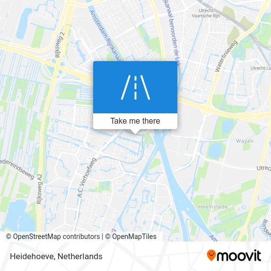 Heidehoeve map