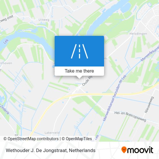 Wethouder J. De Jongstraat map