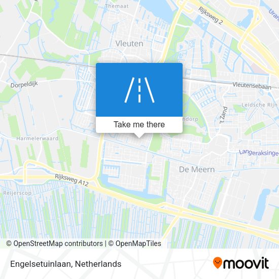 Engelsetuinlaan map
