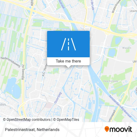 Palestrinastraat map