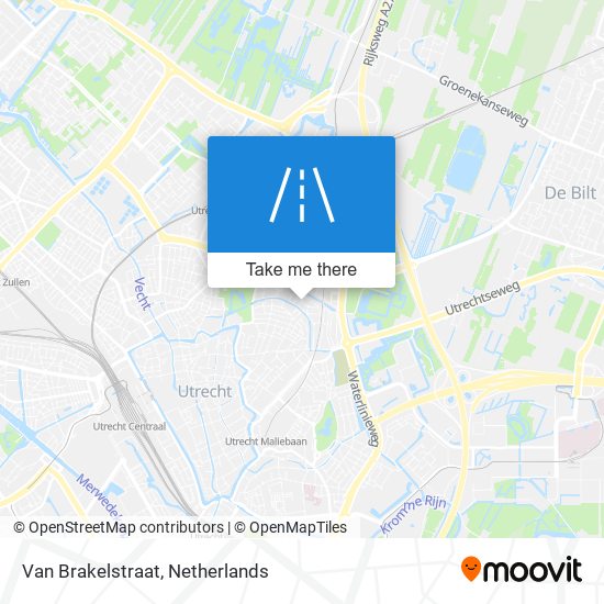 Van Brakelstraat map