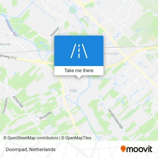 Doornpad map