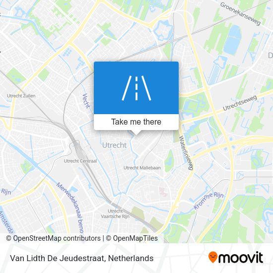 Van Lidth De Jeudestraat map