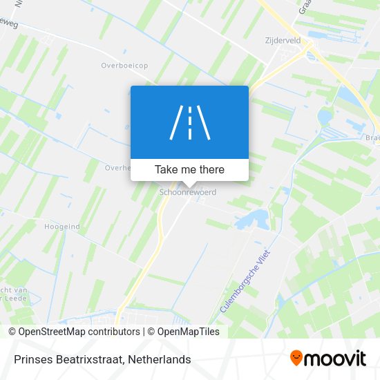 Prinses Beatrixstraat map