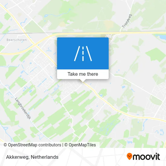 Akkerweg map
