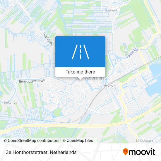3e Honthorststraat map