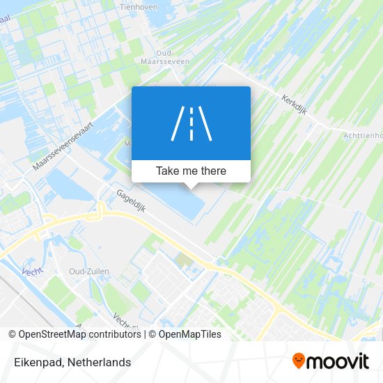 Eikenpad map