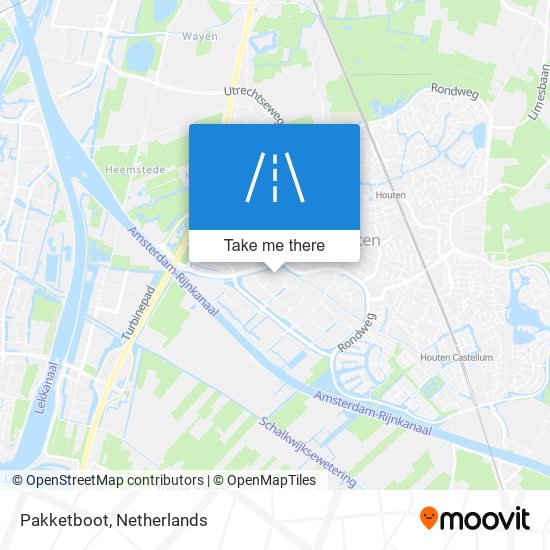 Pakketboot map