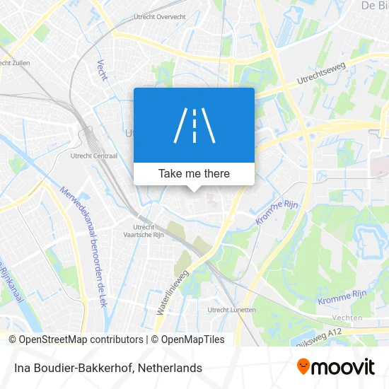 Ina Boudier-Bakkerhof map