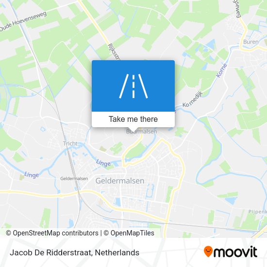 Jacob De Ridderstraat map