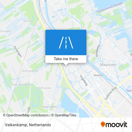 Valkenkamp map