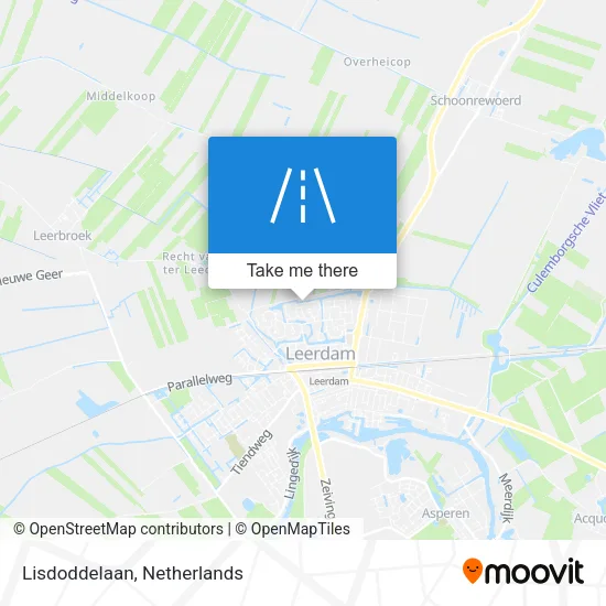 Lisdoddelaan map