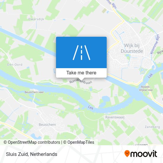 Sluis Zuid map