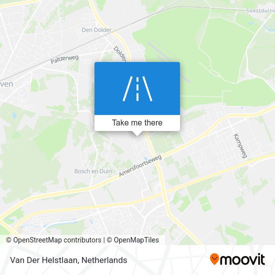 Van Der Helstlaan map