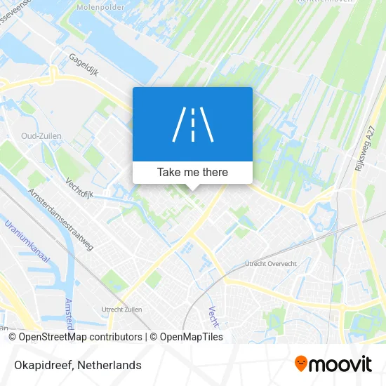 Okapidreef map