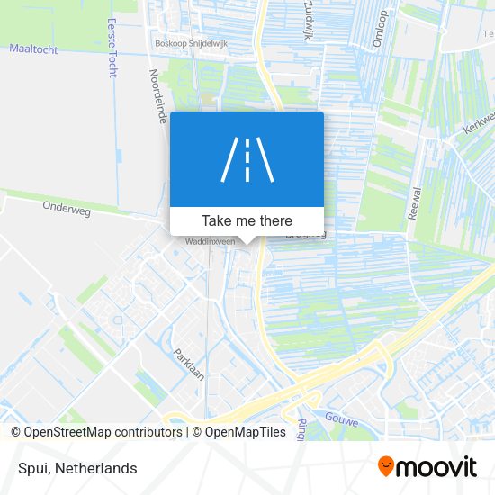 Spui map