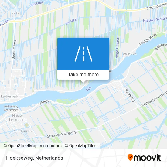 Hoekseweg map