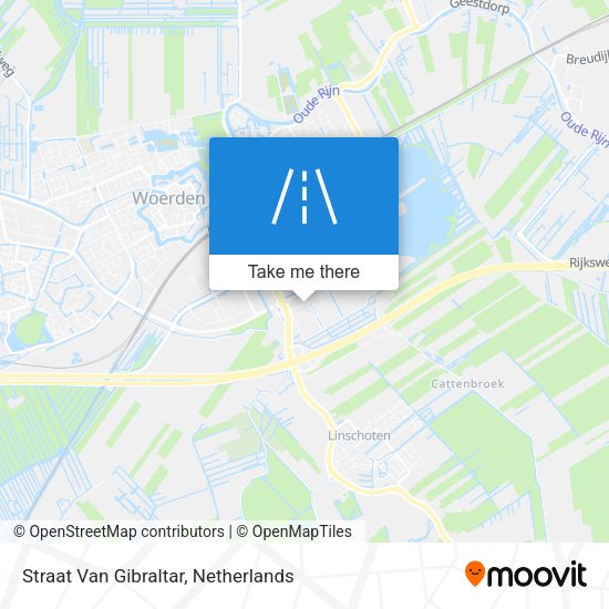 Straat Van Gibraltar map