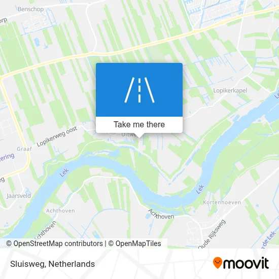 Sluisweg map