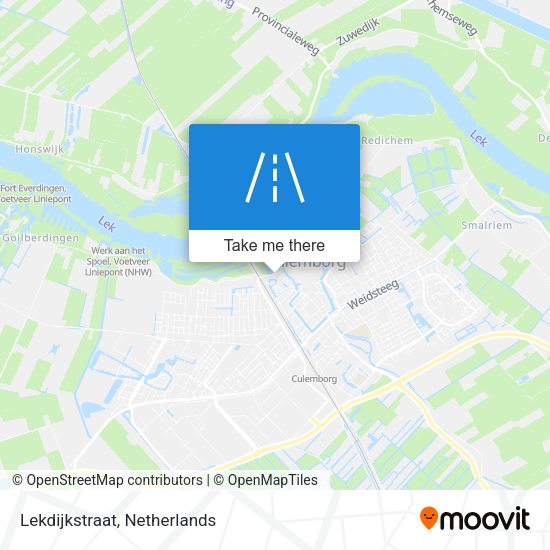 Lekdijkstraat map