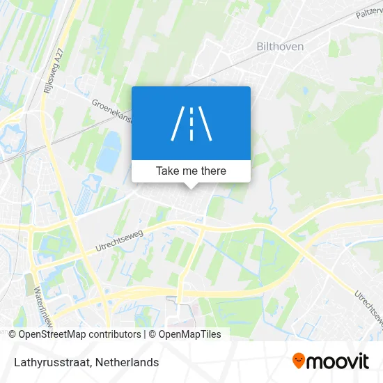 Lathyrusstraat map