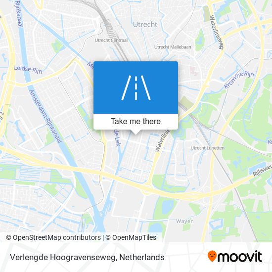 Verlengde Hoogravenseweg Karte