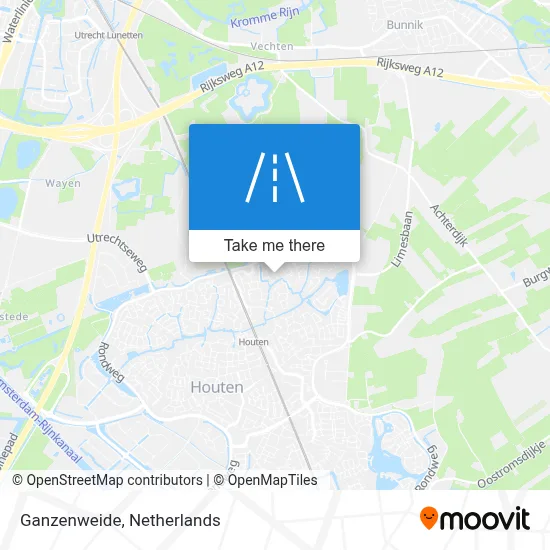 Ganzenweide map