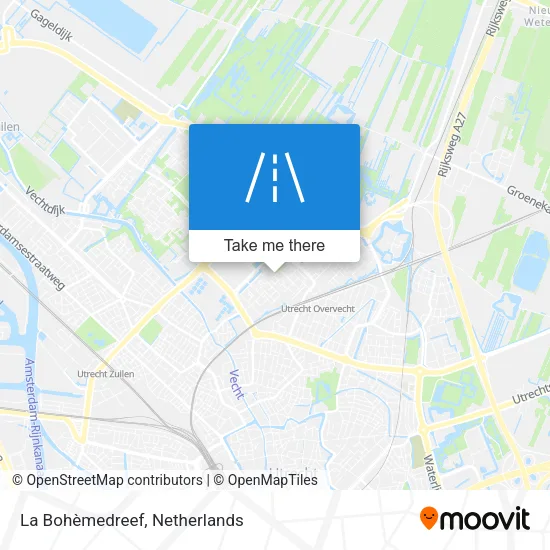 La Bohèmedreef map