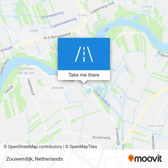 Zouwendijk map