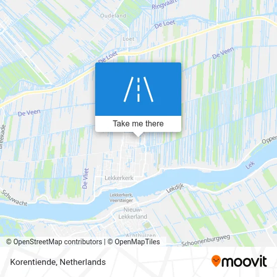 Korentiende map